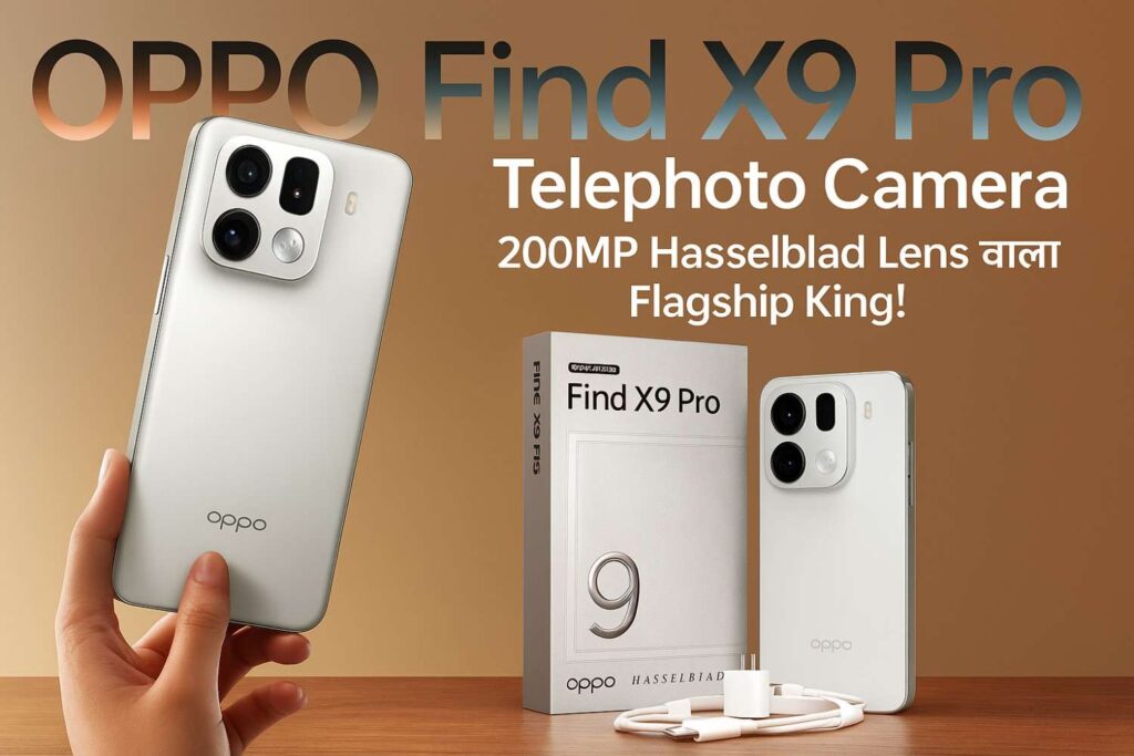 OPPO Find X9 Pro Telephoto Camera – 200MP Hasselblad Lens वाला Flagship King!