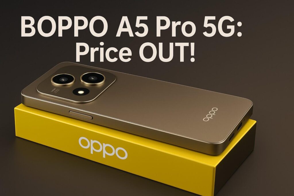 OPPO A5 Pro 5G ₹17,998 में, IP69 Rating, 5800mAh Battery and Solid Performance Phone (2025)