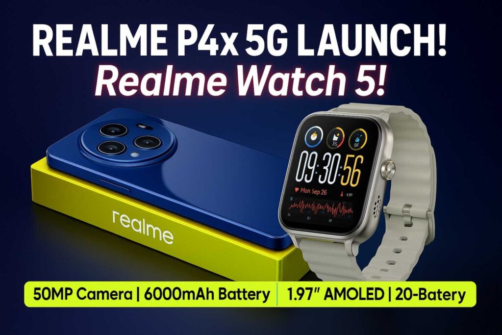 Realme P4x 5G Launch Date Confirmed, 7000mAh Battery, 144Hz Display and Price in India Revealed
