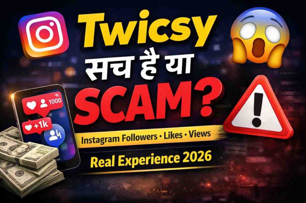 Twicsy Review 2026 Real Experience, Instagram Followers, Likes and Views Safe?