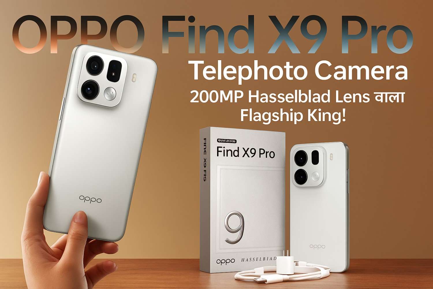 OPPO Find X9 Pro Telephoto Camera – 200MP Hasselblad Lens वाला Flagship King!