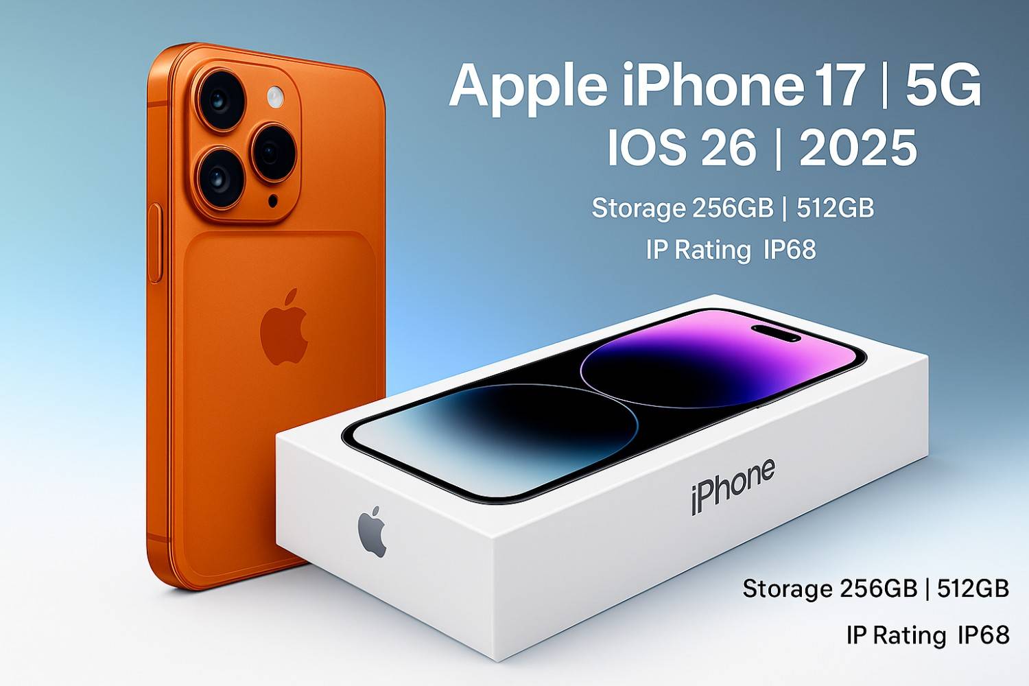 iPhone 17 Air, 17 Pro, Pro Max Launch: दमदार प्रोसेसर, Storage 256GB | 512GB और IP68 के साथ