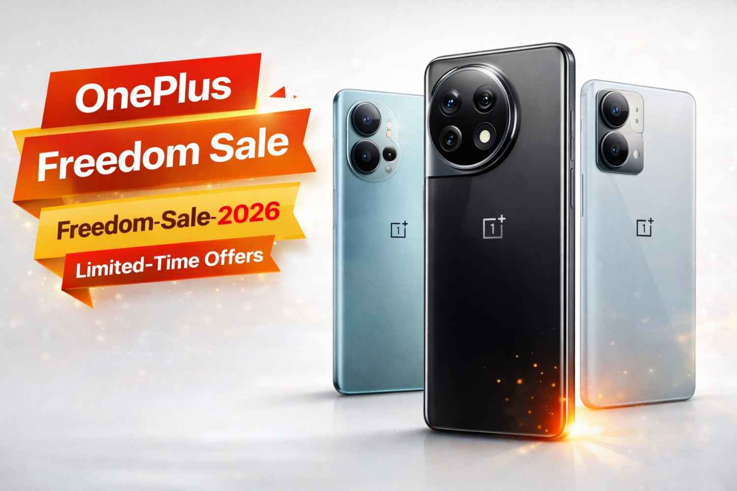OnePlus Freedom Sale ₹12,000 Discounts in India 2026, OnePlus 13, 15 और Nord Phones पर जबरदस्त छूट