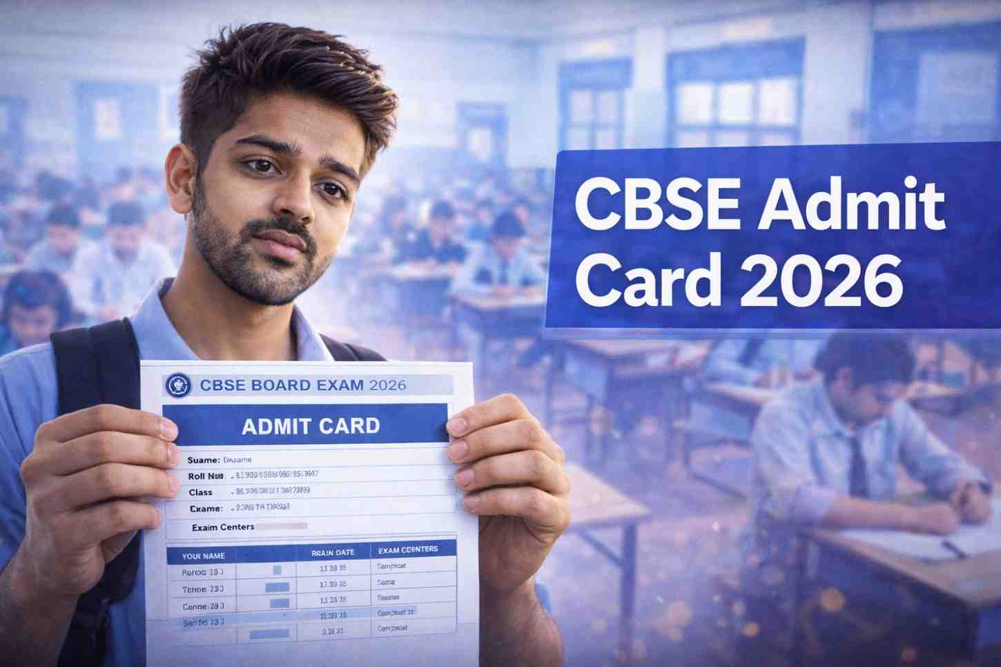 Class 10 CBSE Admit Card 2026 जारी, अभी डाउनलोड करें – Exam से पहले जरूरी अपडेट