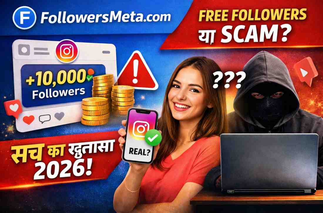 FollowersMeta.com Free Instagram Followers Review 2026, Free Meta Followers सच या Scam, Real Experience